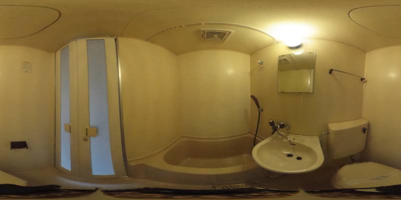 パノラマ画像バスルーム