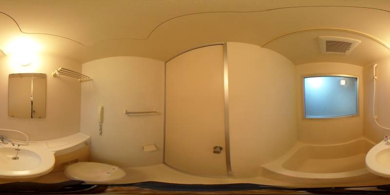パノラマ画像バスルーム