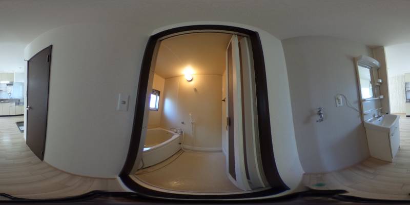 パノラマ画像バスルーム