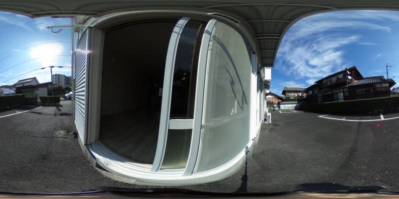 パノラマ画像バルコニー