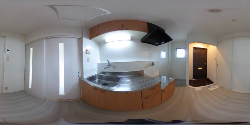 パノラマ画像キッチン