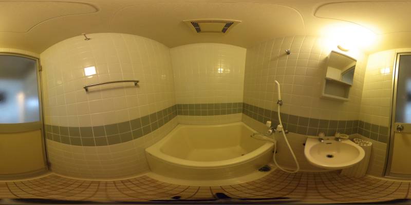 パノラマ画像バスルーム