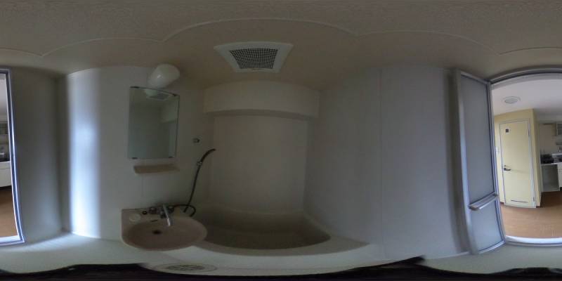 パノラマ画像バスルーム