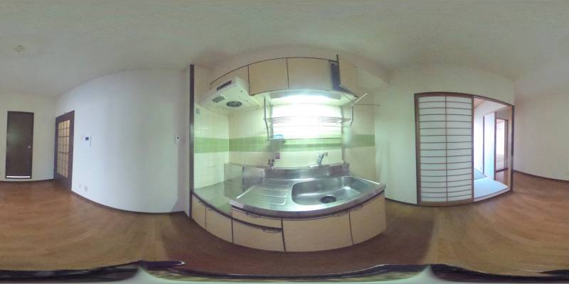 パノラマ画像キッチン