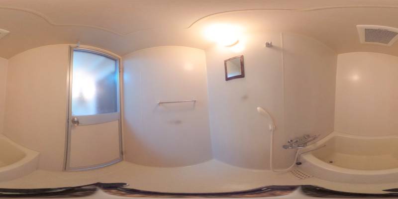 パノラマ画像バスルーム