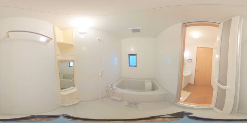 パノラマ画像バスルーム