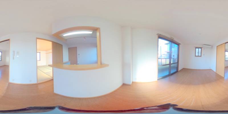 パノラマ画像リビング