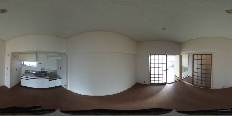 パノラマ画像キッチン