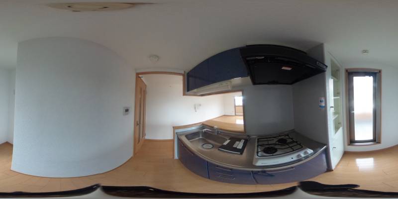 パノラマ画像キッチン