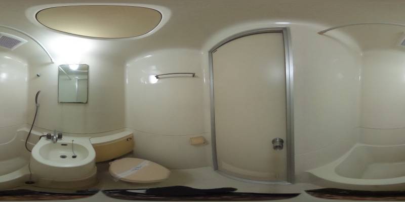 パノラマ画像バスルーム