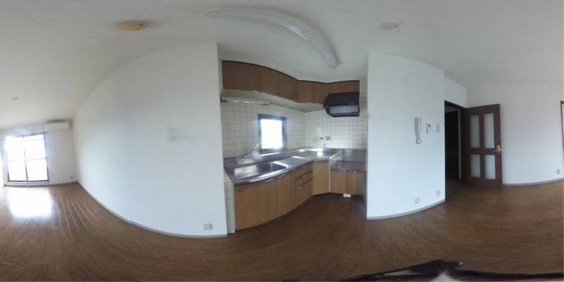 パノラマ画像キッチン