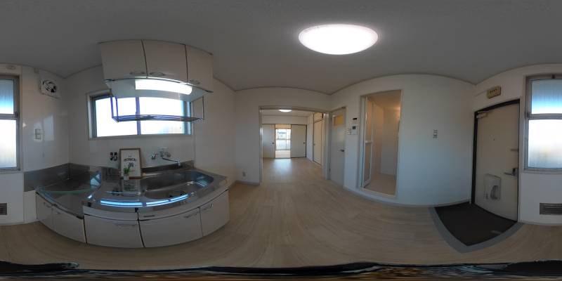 パノラマ画像キッチン