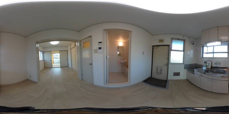 パノラマ画像キッチン