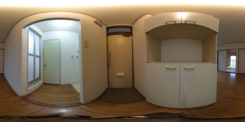 パノラマ画像玄関