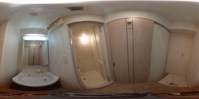 パノラマ画像洗面所