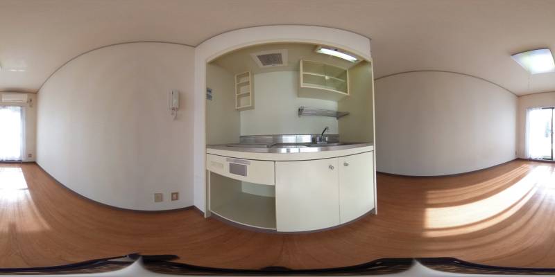 パノラマ画像キッチン