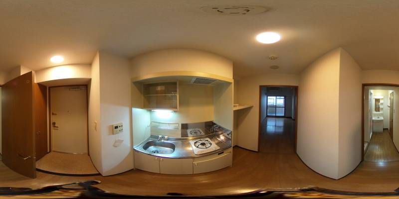 パノラマ画像キッチン