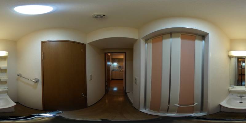 パノラマ画像洗面所