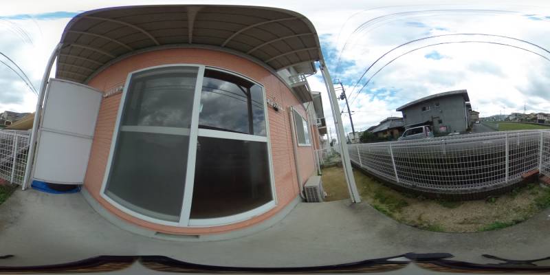 パノラマ画像バルコニー