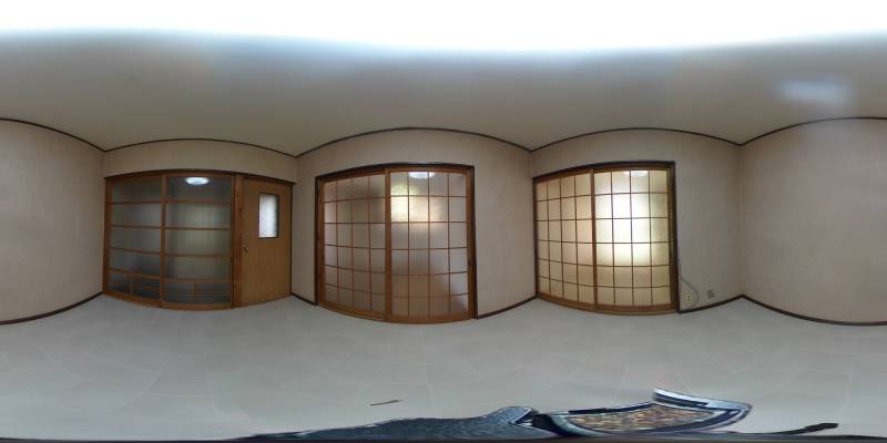 パノラマ画像洋室