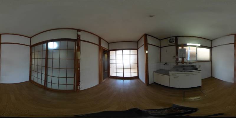 パノラマ画像キッチン