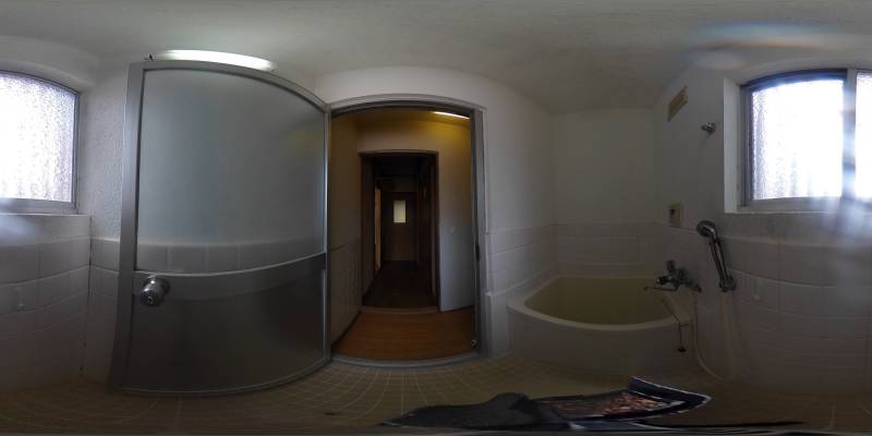 パノラマ画像バスルーム