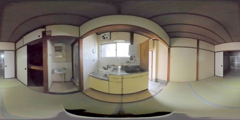 パノラマ画像キッチン