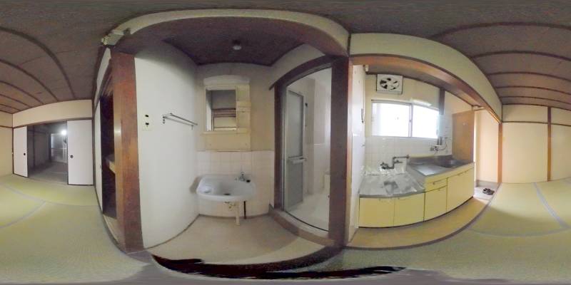 パノラマ画像洗面所