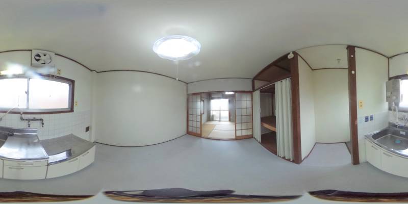 パノラマ画像キッチン