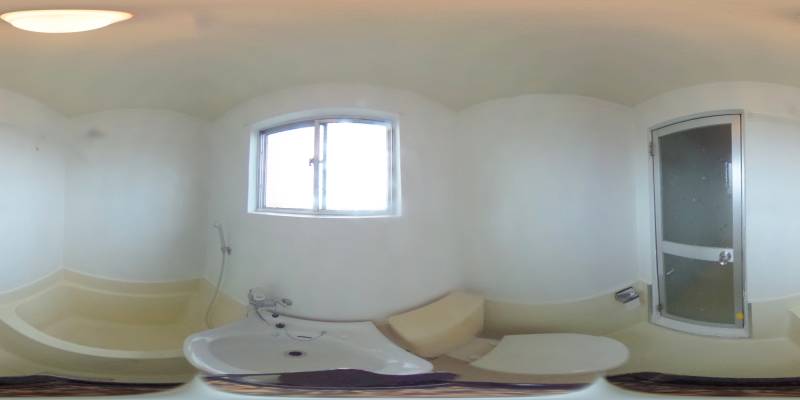 パノラマ画像バスルーム