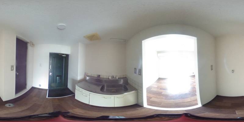 パノラマ画像キッチン