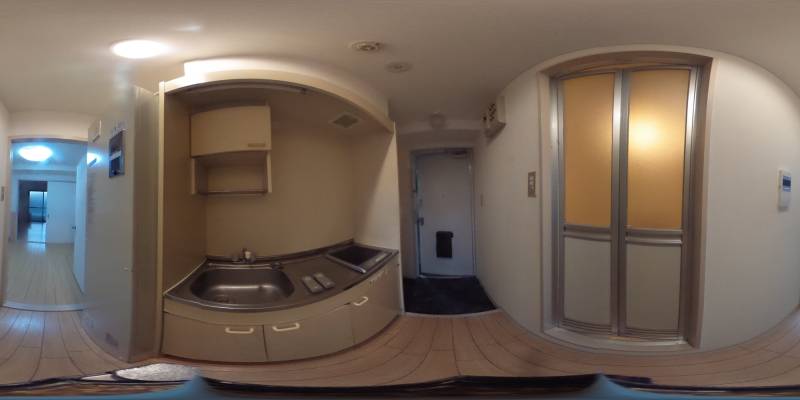 パノラマ画像キッチン