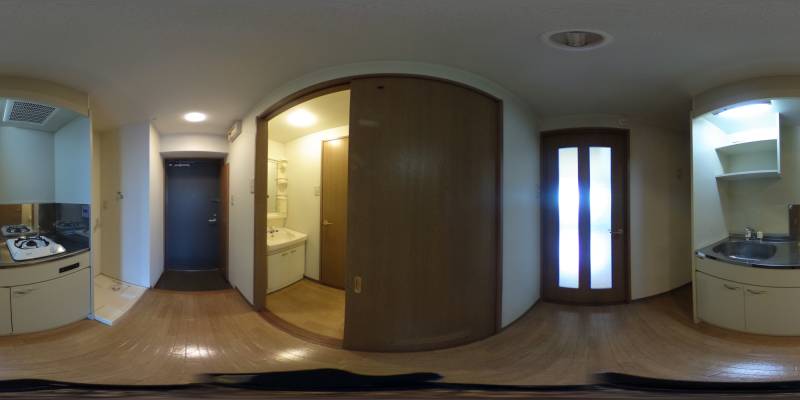 パノラマ画像キッチン