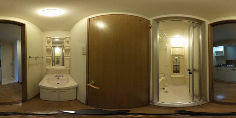 パノラマ画像洗面所