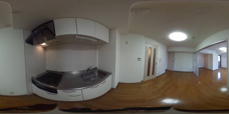 パノラマ画像キッチン