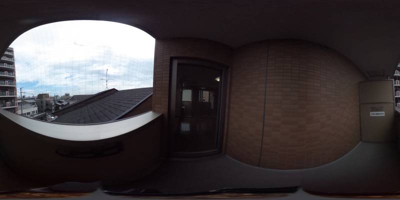 パノラマ画像バルコニー