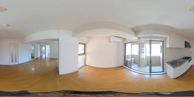 パノラマ画像リビング