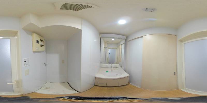 パノラマ画像洗面所