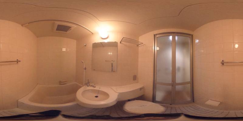 パノラマ画像バスルーム