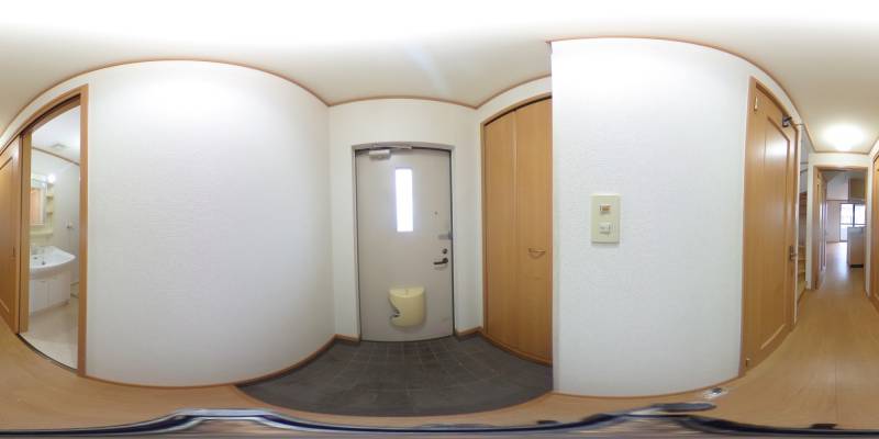 パノラマ画像玄関
