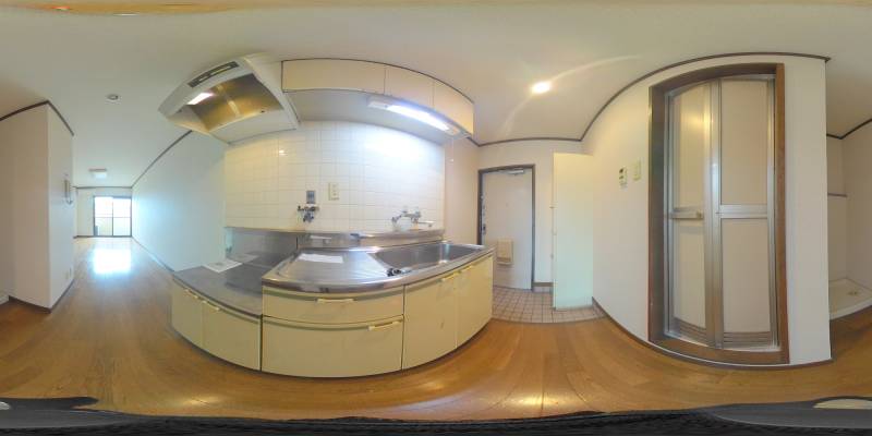 パノラマ画像キッチン