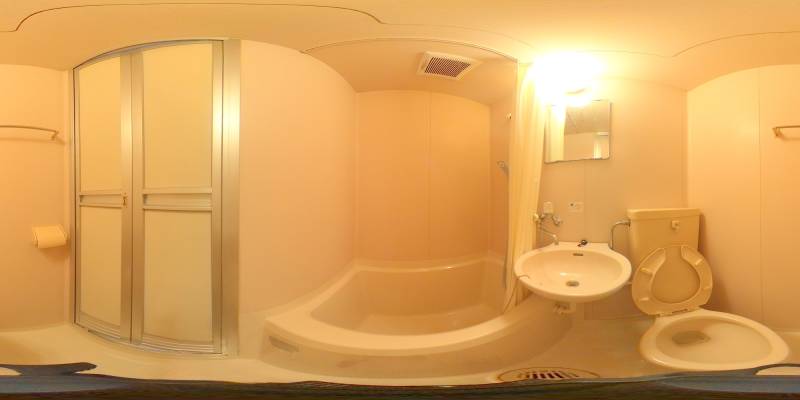 パノラマ画像バスルーム