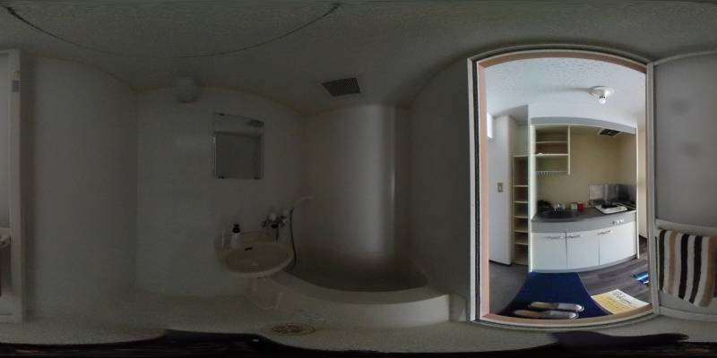 パノラマ画像バスルーム