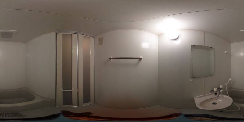 パノラマ画像バスルーム