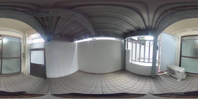 パノラマ画像バルコニー