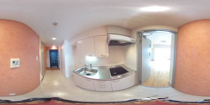 パノラマ画像キッチン