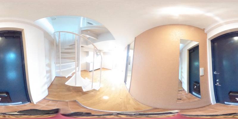 パノラマ画像玄関