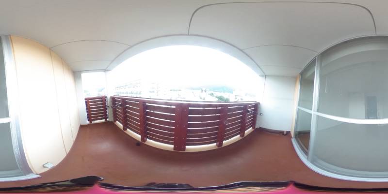 パノラマ画像バルコニー