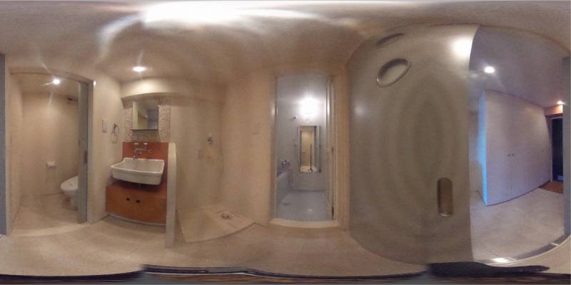 パノラマ画像洗面所