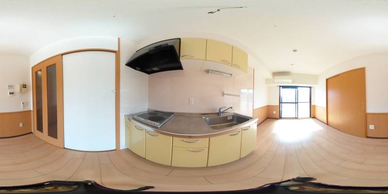 パノラマ画像キッチン